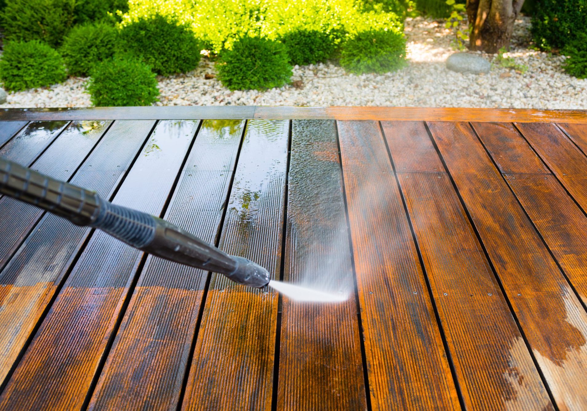 pressure washing