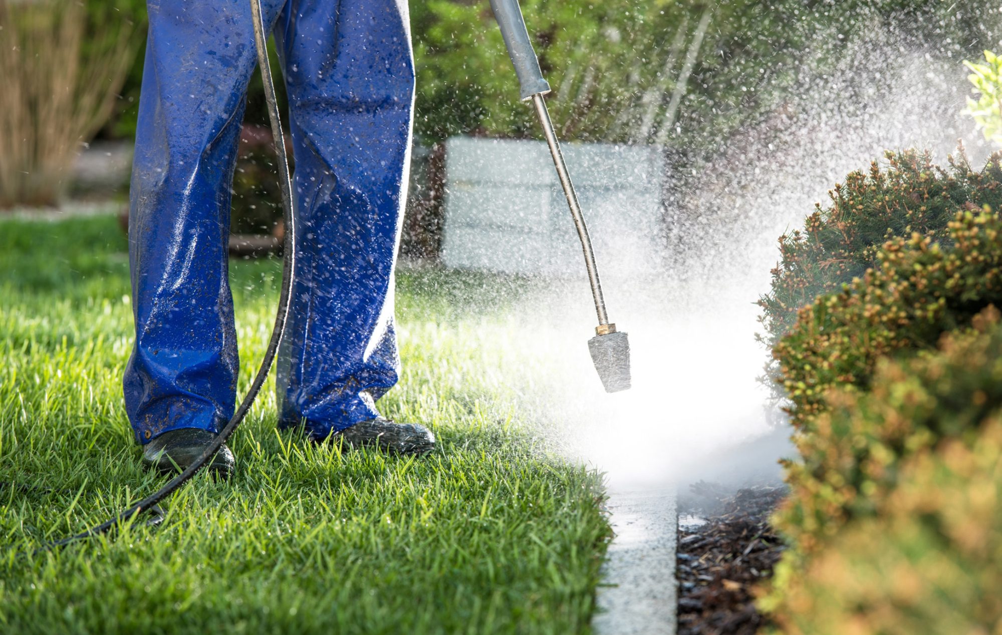 pressure washing